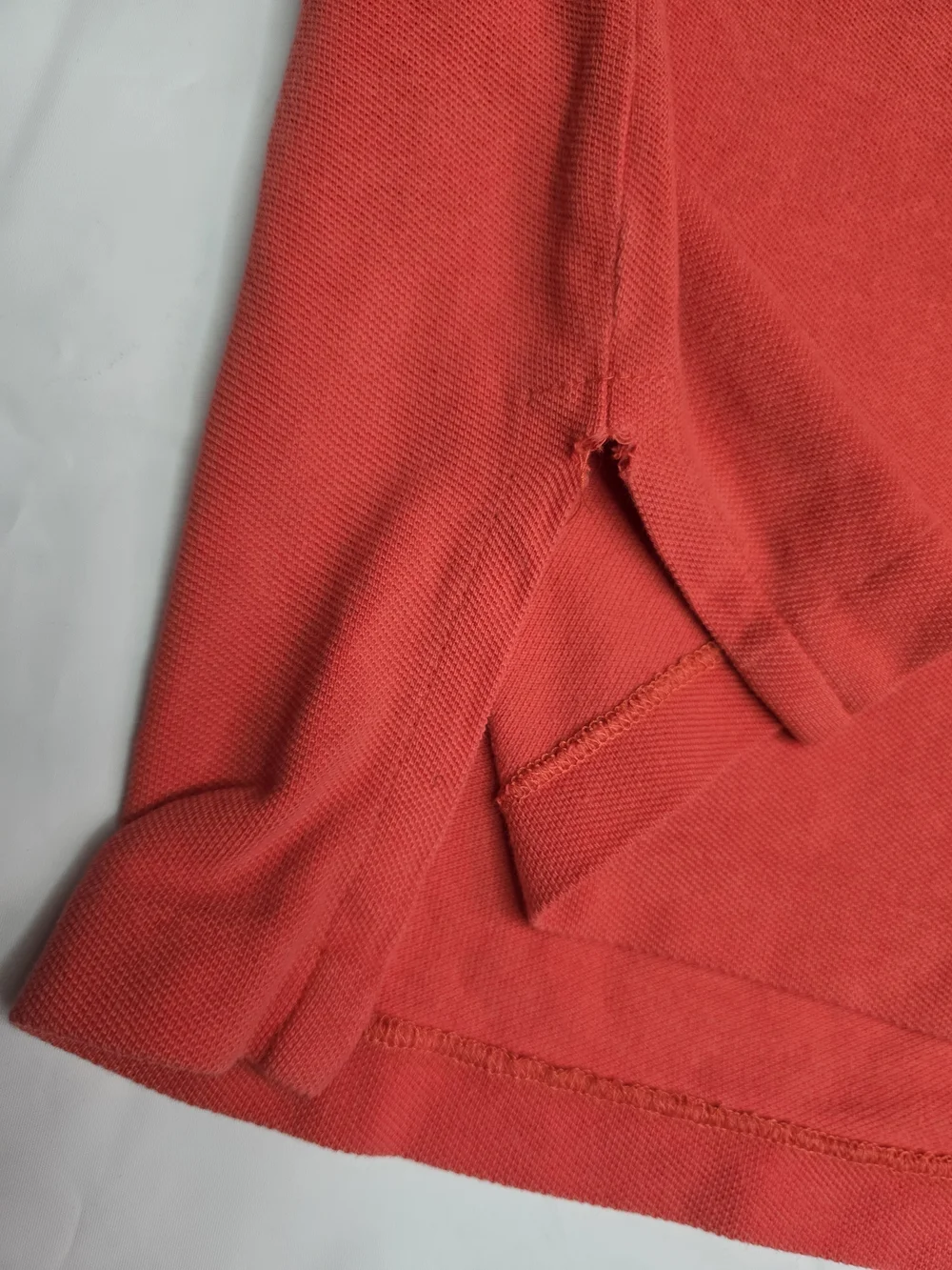 Polo by Ralph Lauren Men's Coral Short Sleeve Polo with Blue Pony Size XL